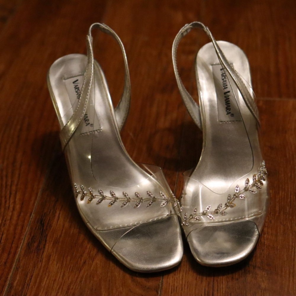 Vintage lucite heels